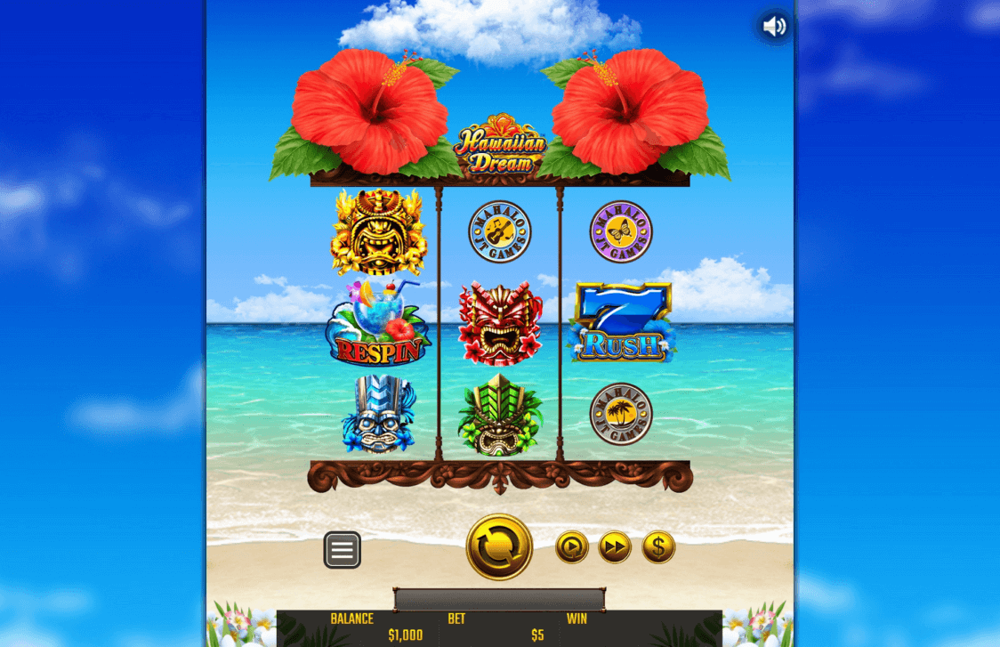 Hawaiian Dream Jackpot screenshot